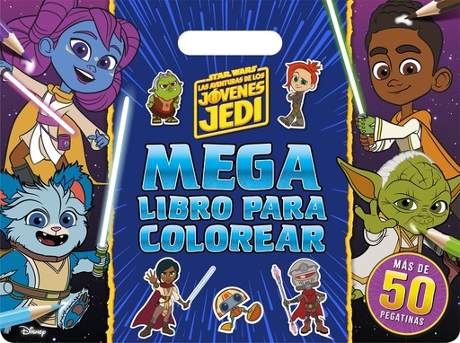 [9788408283096] Star Wars. Las aventuras de los jóvenes Jedi. Megalibro para colorear