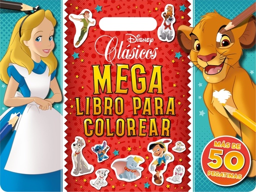 [9788419547163] Clásicos Disney. Megalibro para colorear