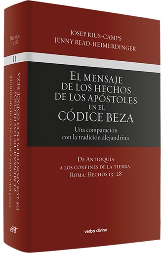 [9788481699555] 2.mensaje Hechos Apostoles en Codice Beza.(Estudios Biblicos)