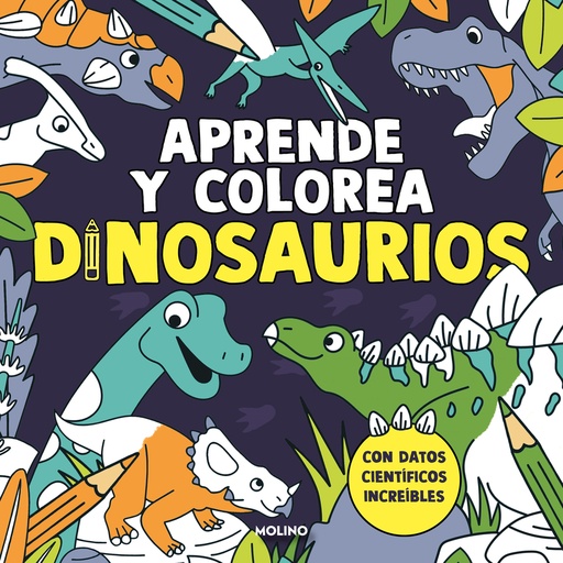 [9788427245457] APRENDE Y COLOREA: DINOSAURIOS