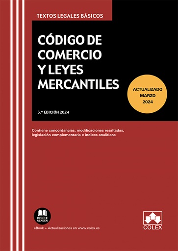[9788411943413] CODIGO DE COMERCIO Y LEYES MERCANTILES 2024