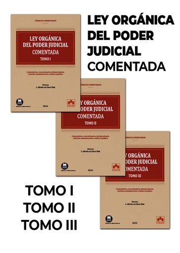 [9788411943291] Ley Orgánica del Poder Judicial - Código comentado