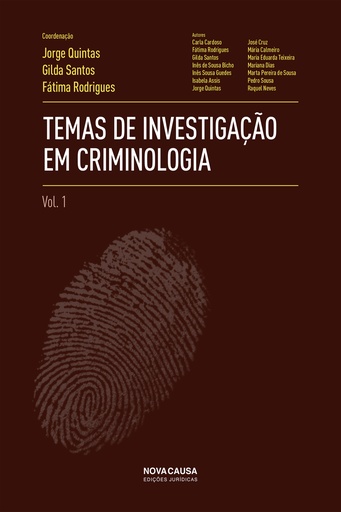 [9789899026896] TEMAS DE INVESTIGACAO EM CRIMINOLOGIA