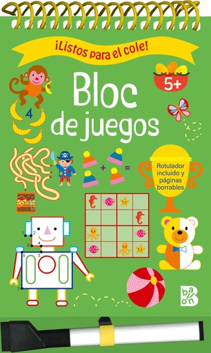 [9789403233178] LISTOS PARA EL COLE BLOC DE JUEGOS +5