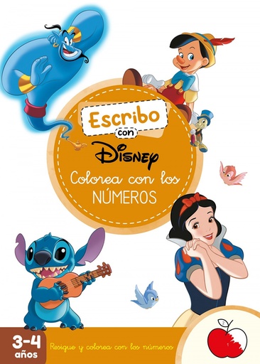 [9788419487230] ESCRIBO CON DISNEY. COLOREA CON LOS NÚMEROS