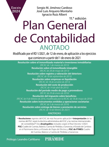 [9788436849844] Plan General de Contabilidad ANOTADO