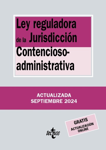 [9788430990894] Ley reguladora de la Jurisdicción Contencioso-administrativa