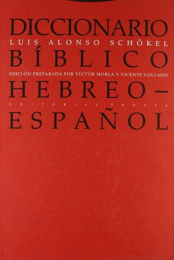 [9788481649857] DICCIONARIO BIBLICO HEBREO-ESPAÑOL